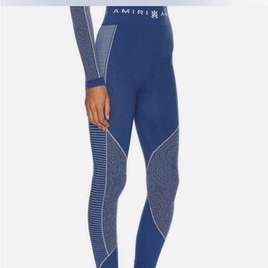 AMIRI Blue Legging And Brallete Set